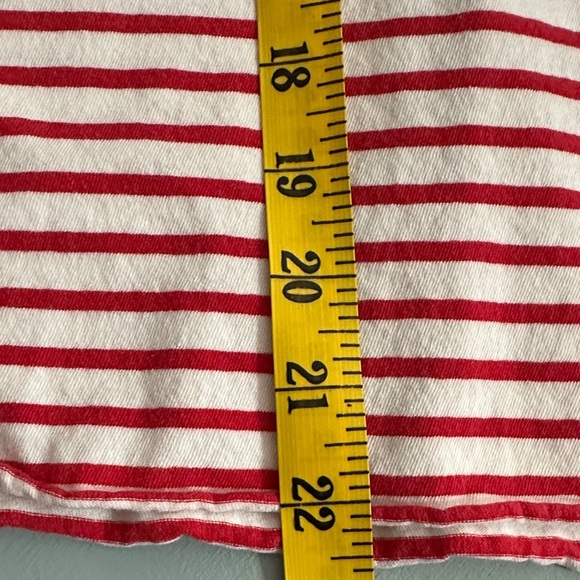 Frank & Eileen JOSEPHINE Red French Stripe Heritage Jersey Medium Classic Preppy - Picture 7 of 8